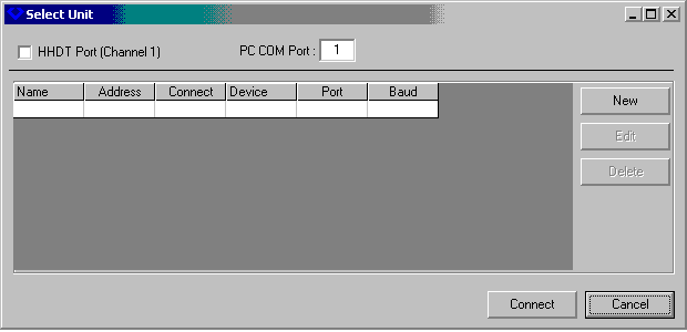 Existing AEPOC selection HHDT emulation display